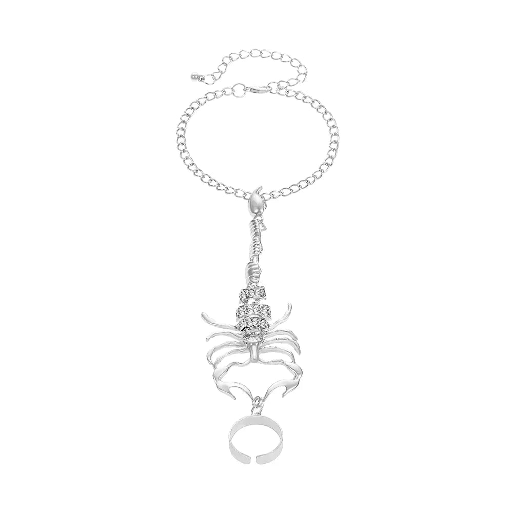 Exaggerated Scorpion Mitten Bracelet for Women