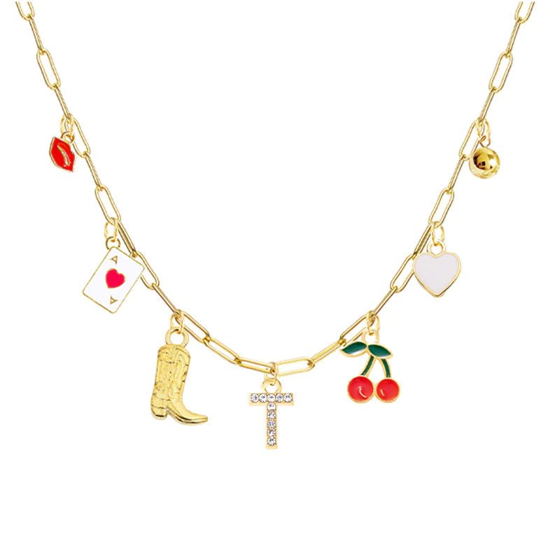 26-Letter Diamond Necklace