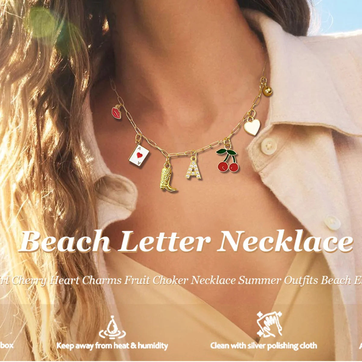 26-Letter Diamond Necklace