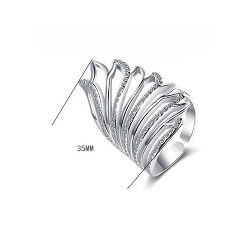 Diamond Angel Wings Ring