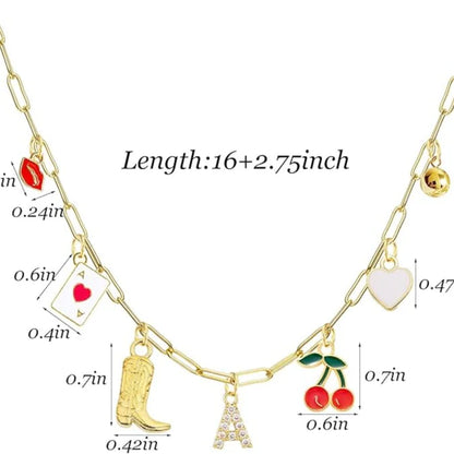 26-Letter Diamond Necklace