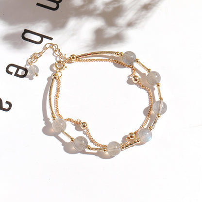 Crystal Bracelet Special-interest Design South Korea Temperament Moonstone