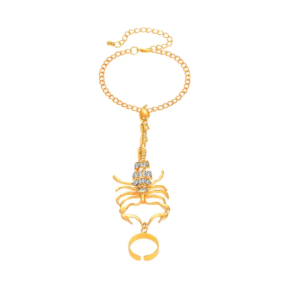 Exaggerated Scorpion Mitten Bracelet for Women