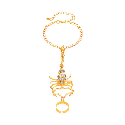 Exaggerated Scorpion Mitten Bracelet for Women