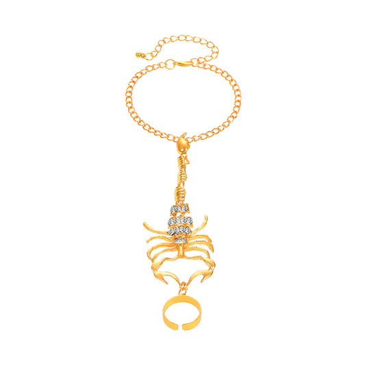 Exaggerated Scorpion Mitten Bracelet for Women