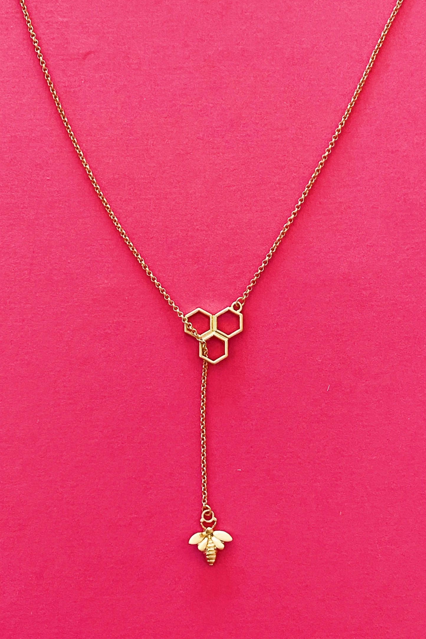 Bee With Me Necklace, Gold