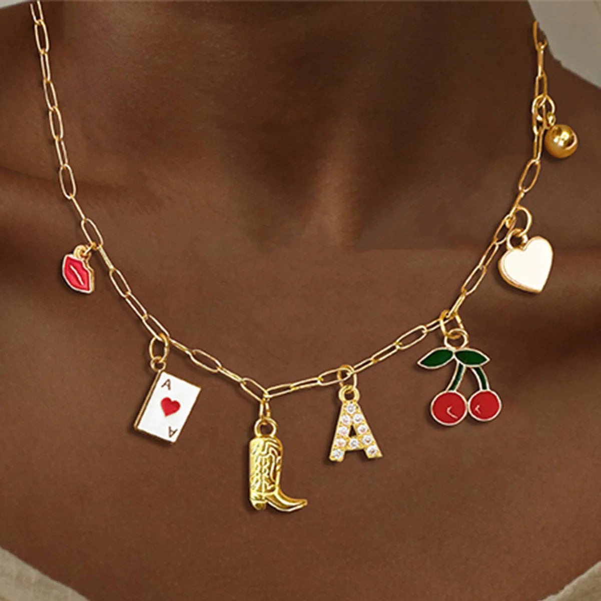 26-Letter Diamond Necklace