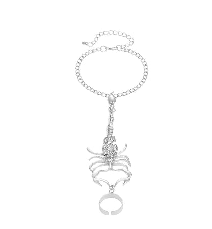 Exaggerated Scorpion Mitten Bracelet for Women
