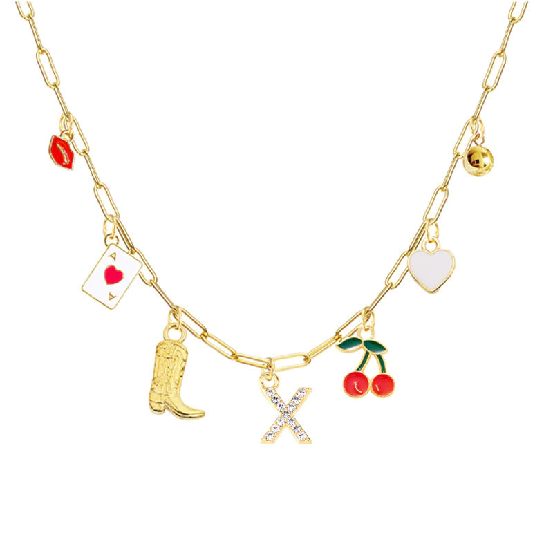 26-Letter Diamond Necklace
