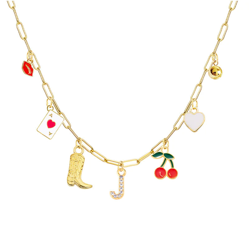 26-Letter Diamond Necklace