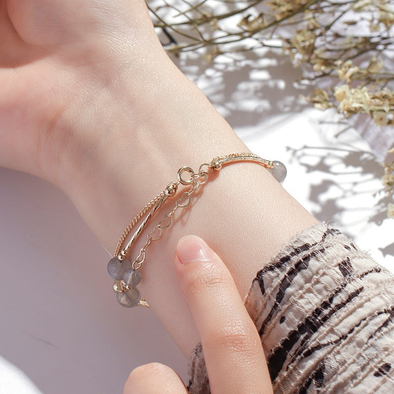 Crystal Bracelet Special-interest Design South Korea Temperament Moonstone