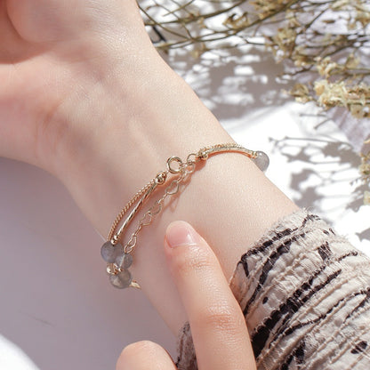 Crystal Bracelet Special-interest Design South Korea Temperament Moonstone