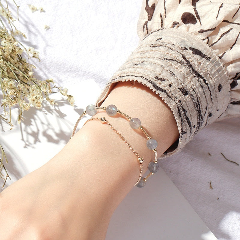 Crystal Bracelet Special-interest Design South Korea Temperament Moonstone