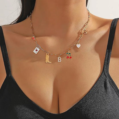 26-Letter Diamond Necklace